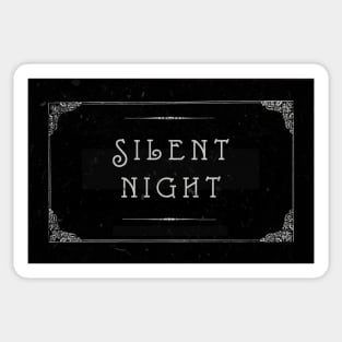 Silent Night Sticker